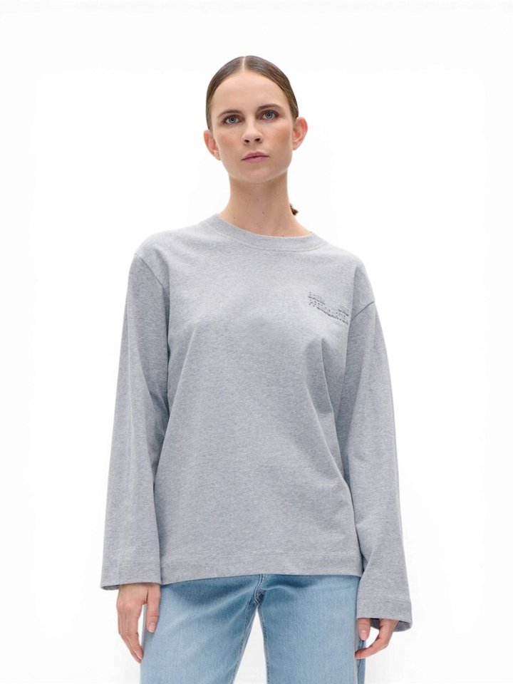 Grijze t-shirt met logo Jeevona Baum Und Pferdgarten