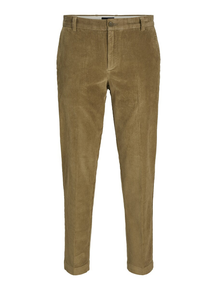 Beige broek in ribfluweel tapered fit Jack&Jones
