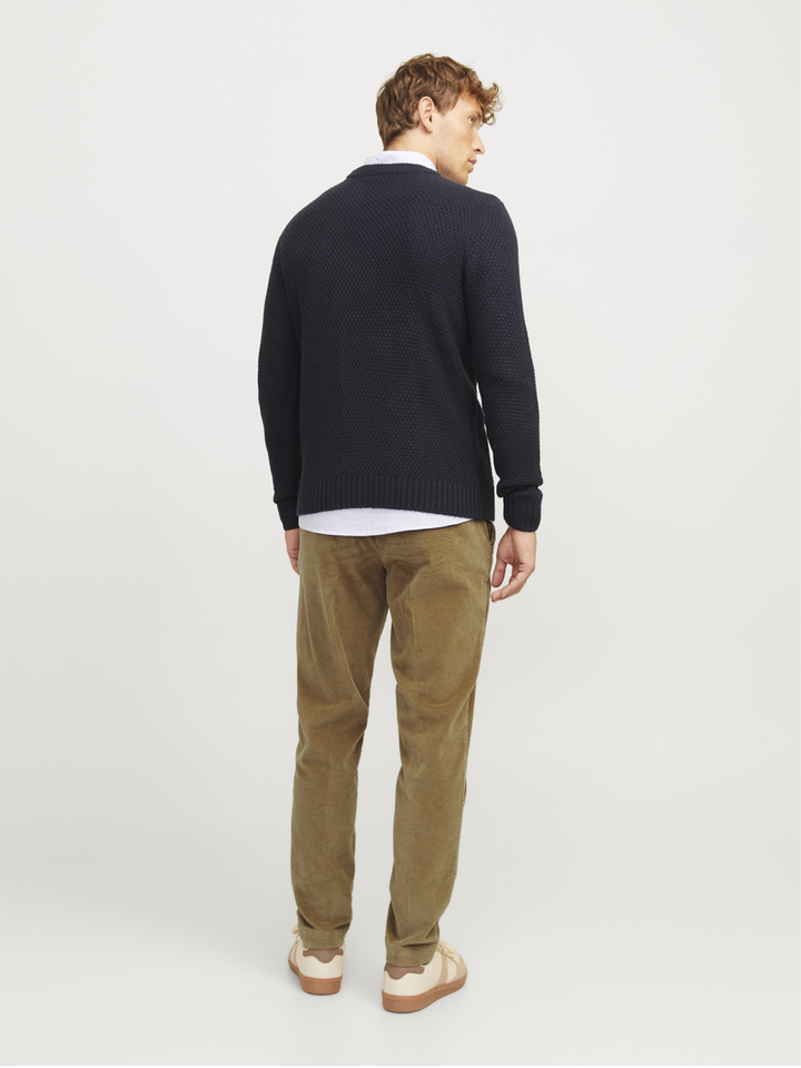Beige broek in ribfluweel tapered fit Jack&Jones