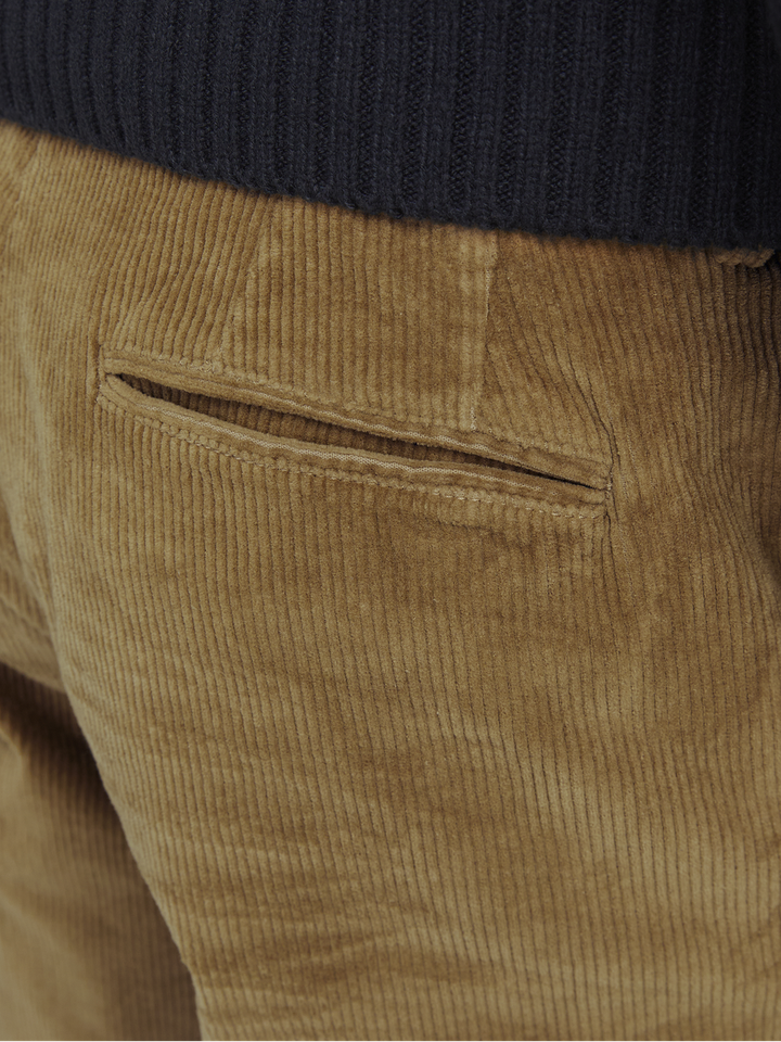 Beige broek in ribfluweel tapered fit Jack&Jones