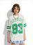 Witte oversized T-shirt met Snoopy-patch en groene tekst Joopio Essentiel 