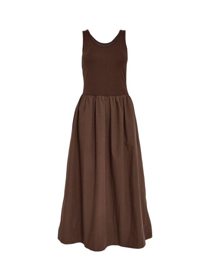 Donkerbruine casual jurk Marie Dress Minus