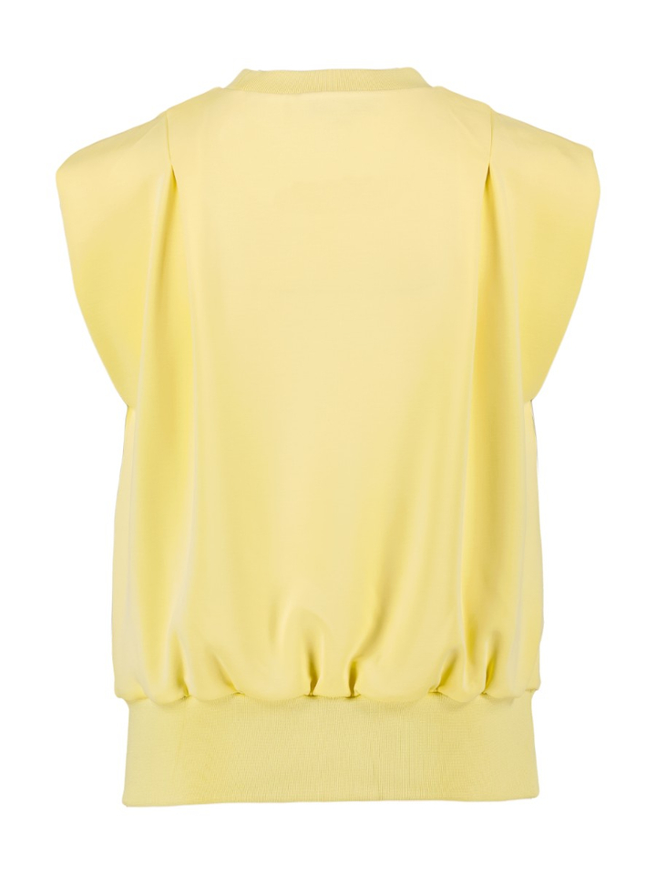 Pastel gele mouwloze pull Matra Minus 