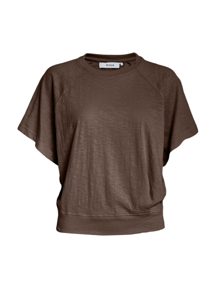 Bruine oversized T-shirt Monika Minus