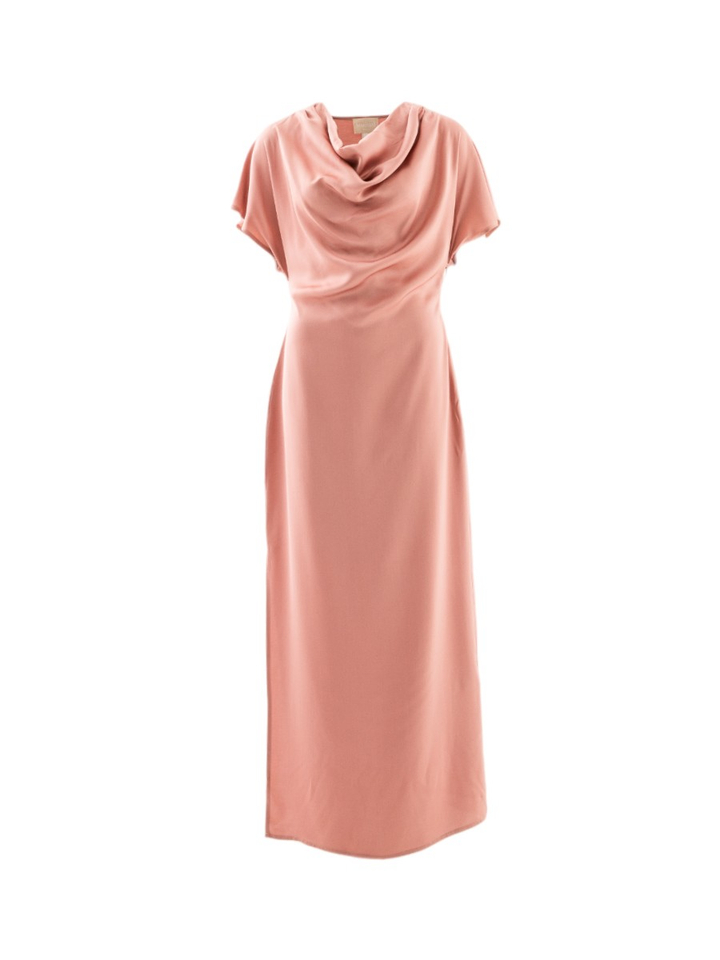 Roze feestelijke maxi jurk Slevilia Soaked