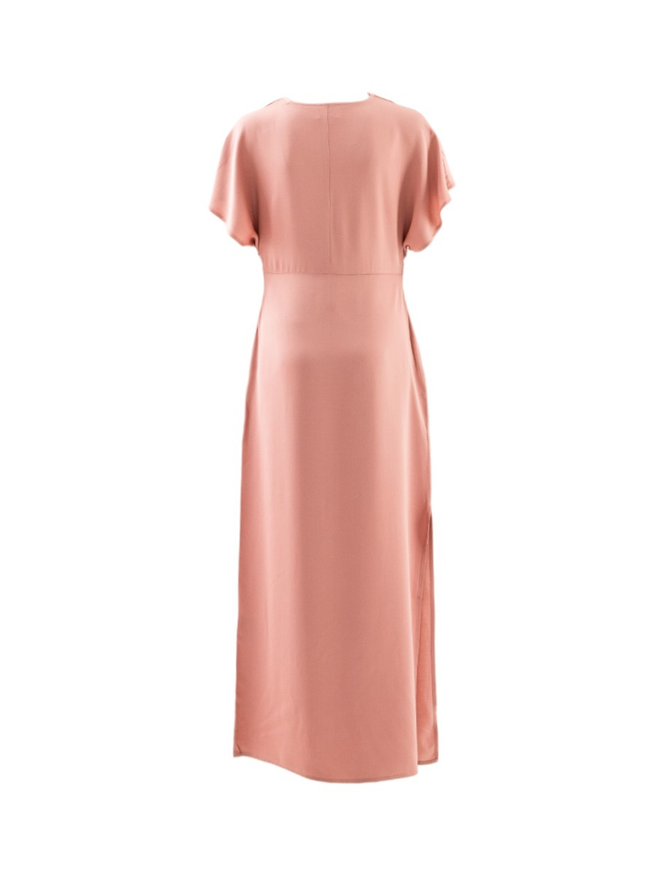 Roze feestelijke maxi jurk Slevilia Soaked