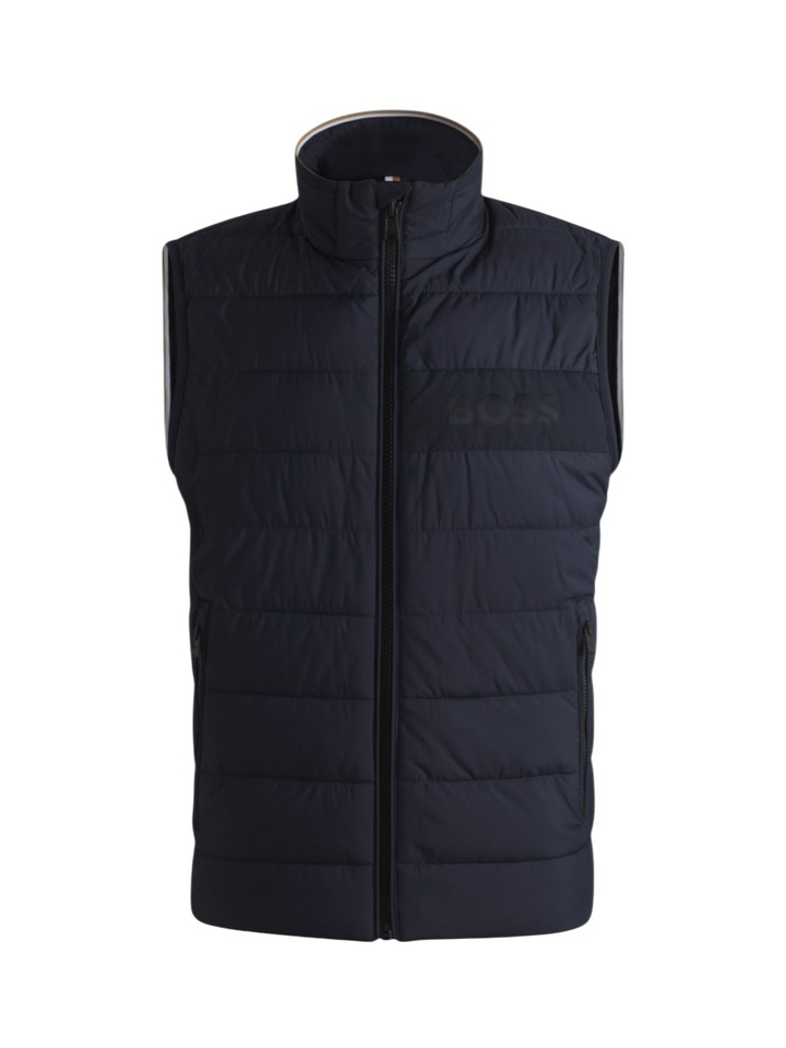 Blauwe bodywarmer Hugo Boss