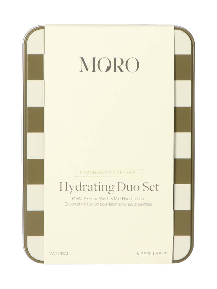 Citroengras hydrating duo set handwash en mini hand lotion Moro 