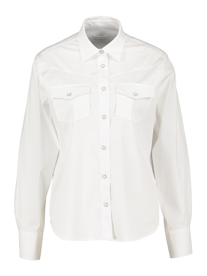 Witte casual blouse Django Due Amanti 