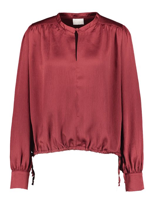 Bordeaux cropped blouse Edipo Due Amanti