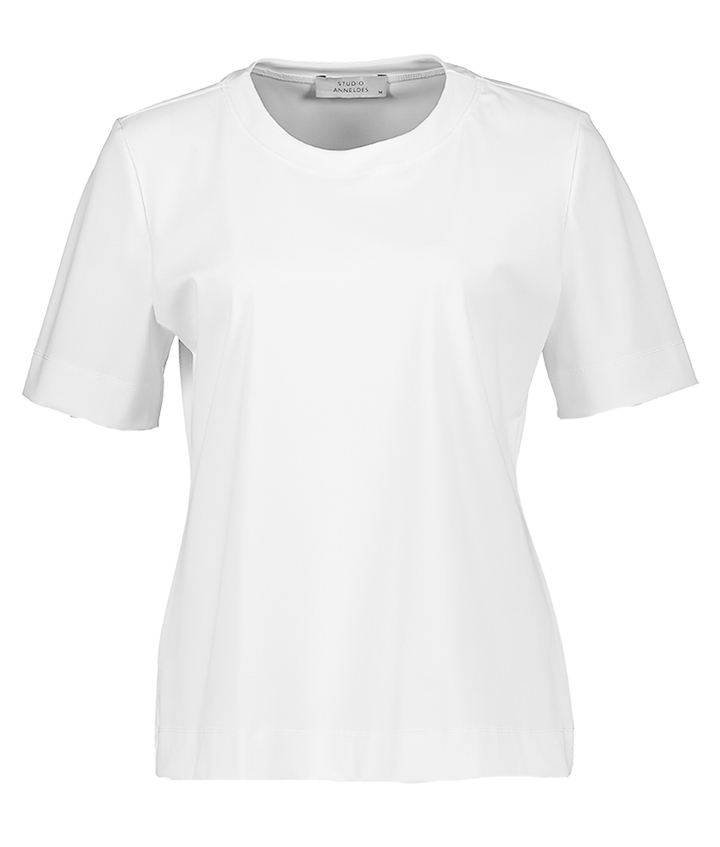Witte t-shirt met korte mouw Travel Studio Anneloes