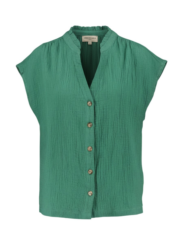 Groene bloes in tetra Wesra Grace&Mila