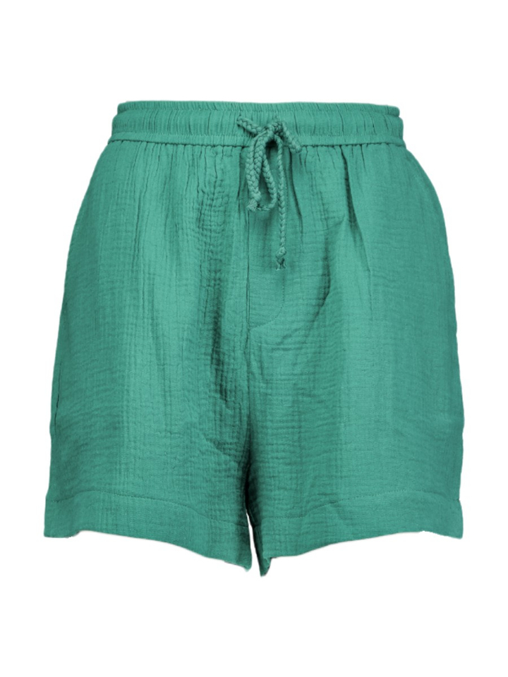 Groene short in tetra met elastiek Wasabi Grace&Mila 