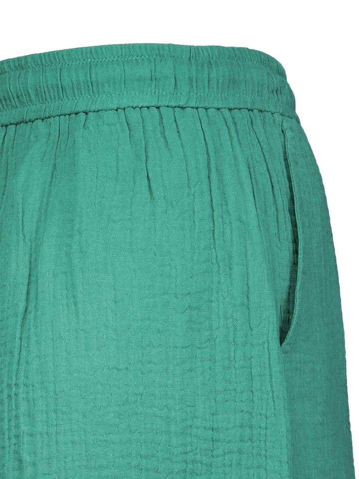 Groene short in tetra met elastiek Wasabi Grace&Mila 
