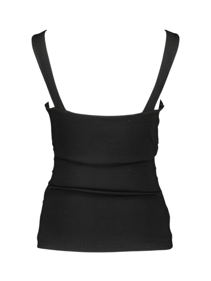 Zwarte top in ribbel Wyan Grace&Mila 