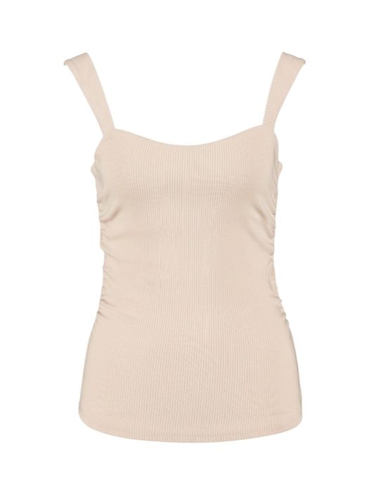 Beige top in ribbel Wyan Grace&Mila