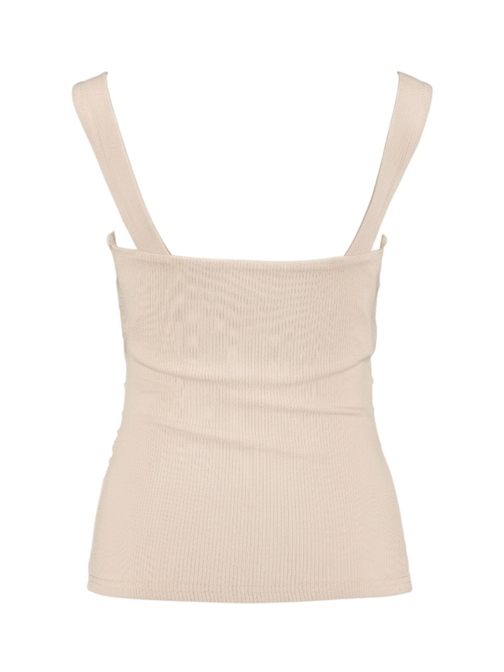 Beige top in ribbel Wyan Grace&Mila