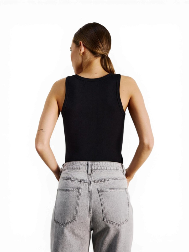 Zwarte top Dordi Withblack