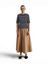 Camel kleurige rok met elastiek Milan Maxi 