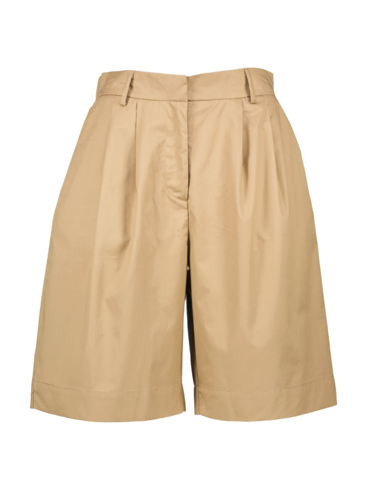 Bruine short Lara Long Bermuda Withblack