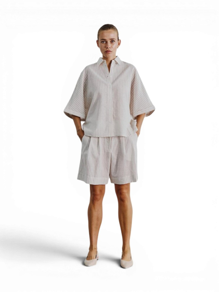 Gestreepte short Bianca Withblack