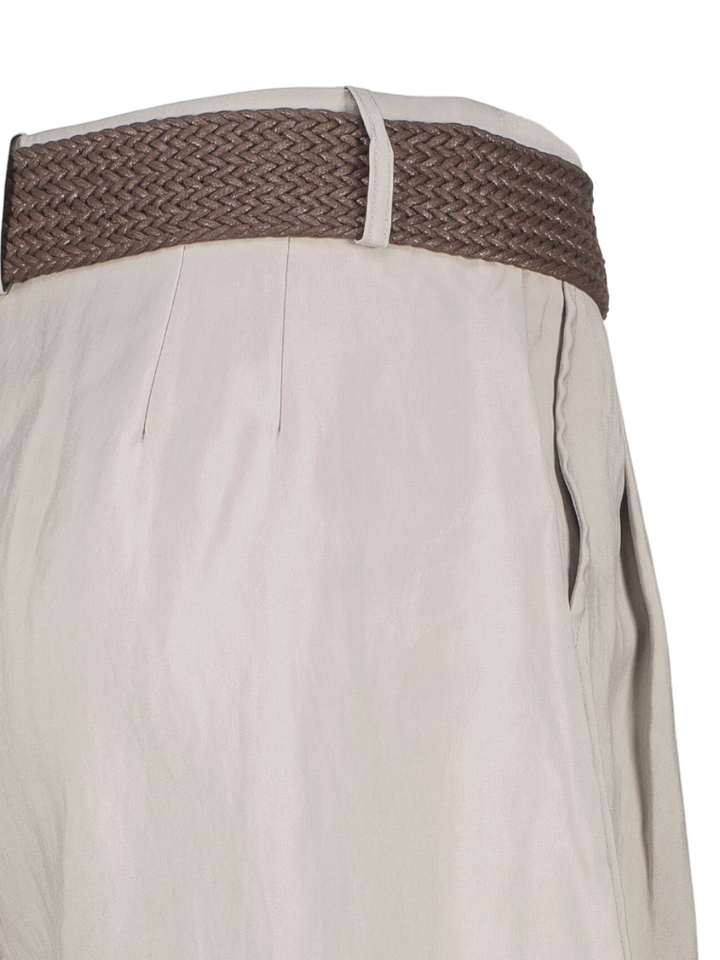 Beige short met bijhorende riem Maritsa Tailered Withblack