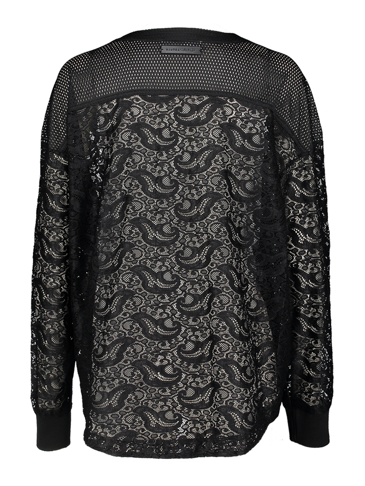 Zwarte kanten blouse Haute L'Amitie 