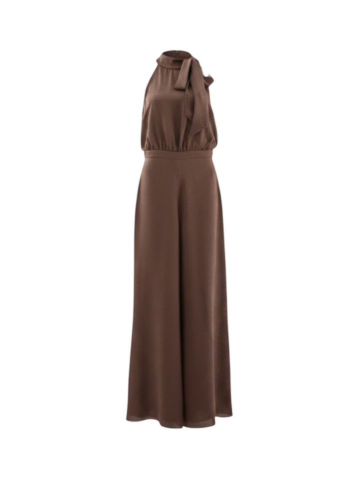 Bruine feestelijke jumpsuit Swing 