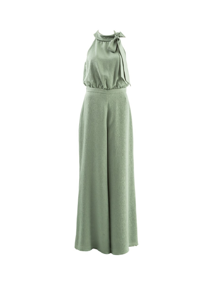 Groene geklede jumpsuit  Swing 