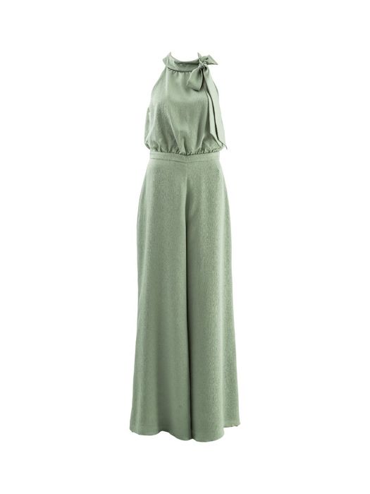 Groene geklede jumpsuit Swing