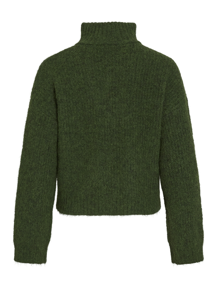 Groene trui met opstaande kraag Vigleeba Vila