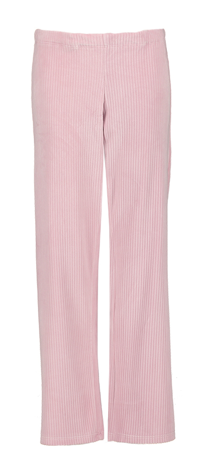 Roze ribfluwelen broek Name It
