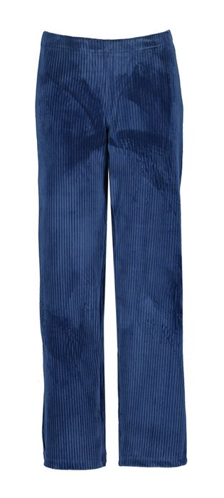 Blauwe ribfluwelen broek Name It
