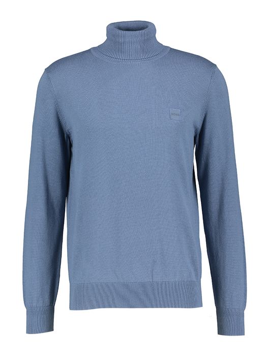 Blauwe trui met rolkraag Hugo Boss