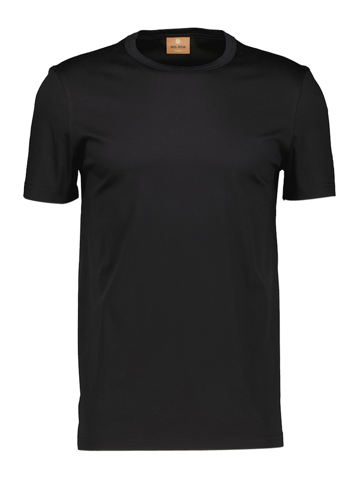 Zwarte katoenen t-shirt Mos Mosh 