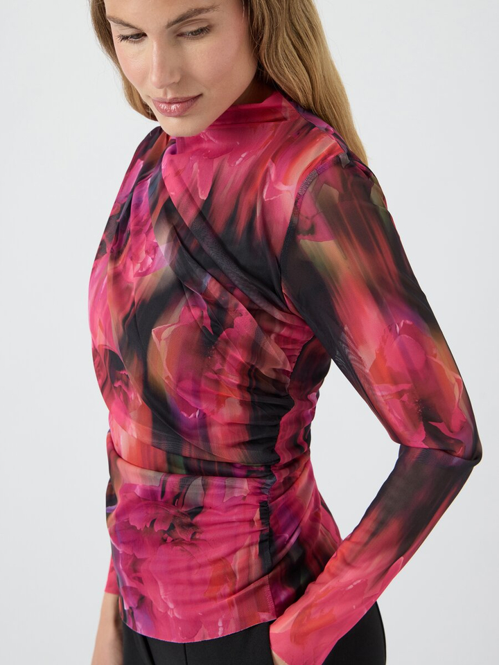 Multicolor bloes met bloemenprint  Yaschiva Y.A.S