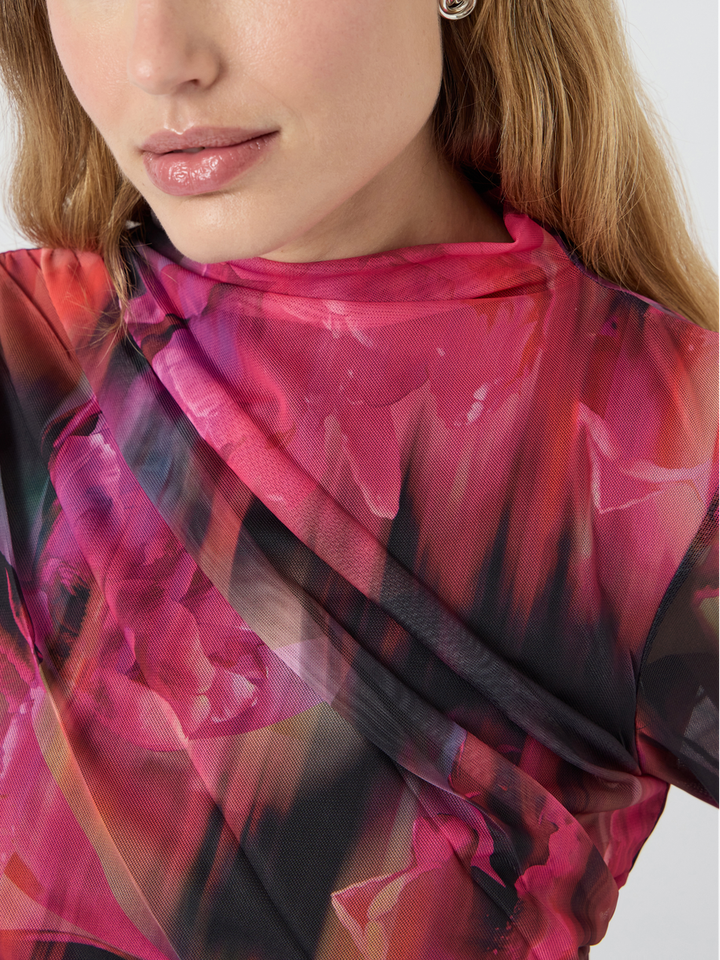 Multicolor bloes met bloemenprint  Yaschiva Y.A.S