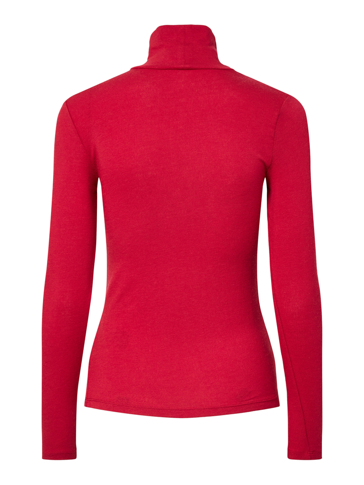 Roze t-shirt met opstaande kraag Yaswoola Y.A.S