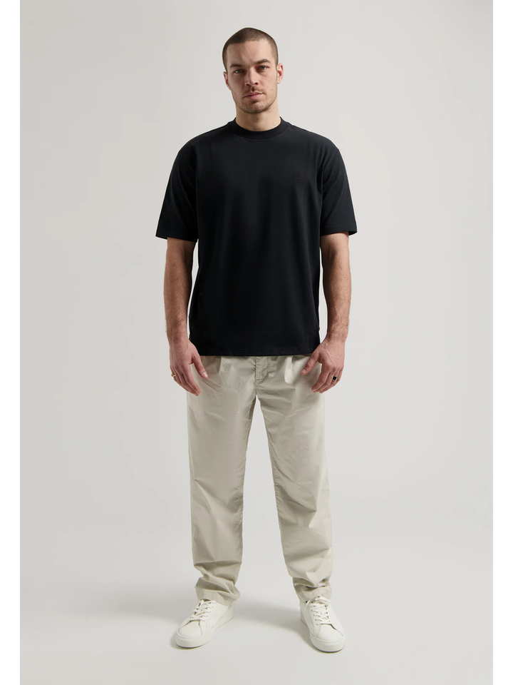 Zwarte katoenen t-shirt met merklogo Dstrezzed