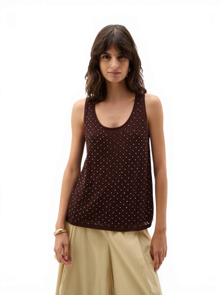 Bruine top Joseph Ribkoff 