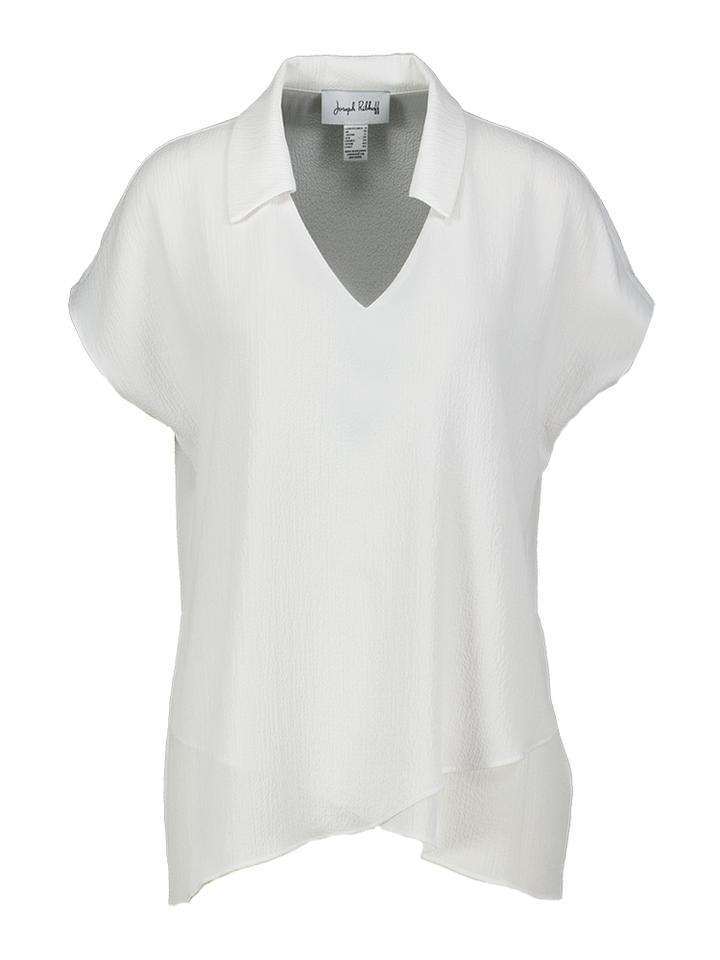 Witte blouse met V-hals Joseph Ribkoff