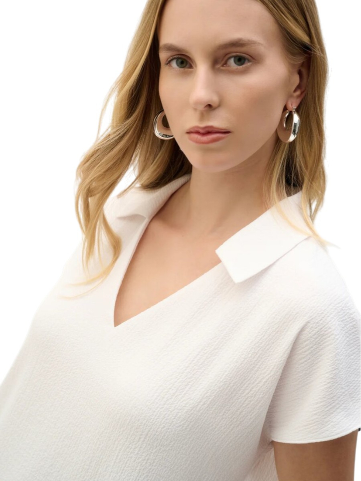 Witte blouse met V-hals Joseph Ribkoff