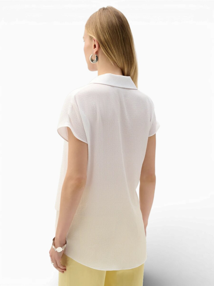 Witte blouse met V-hals Joseph Ribkoff
