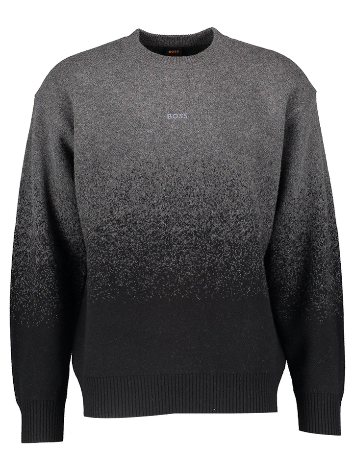Grijze wollen trui Hugo Boss