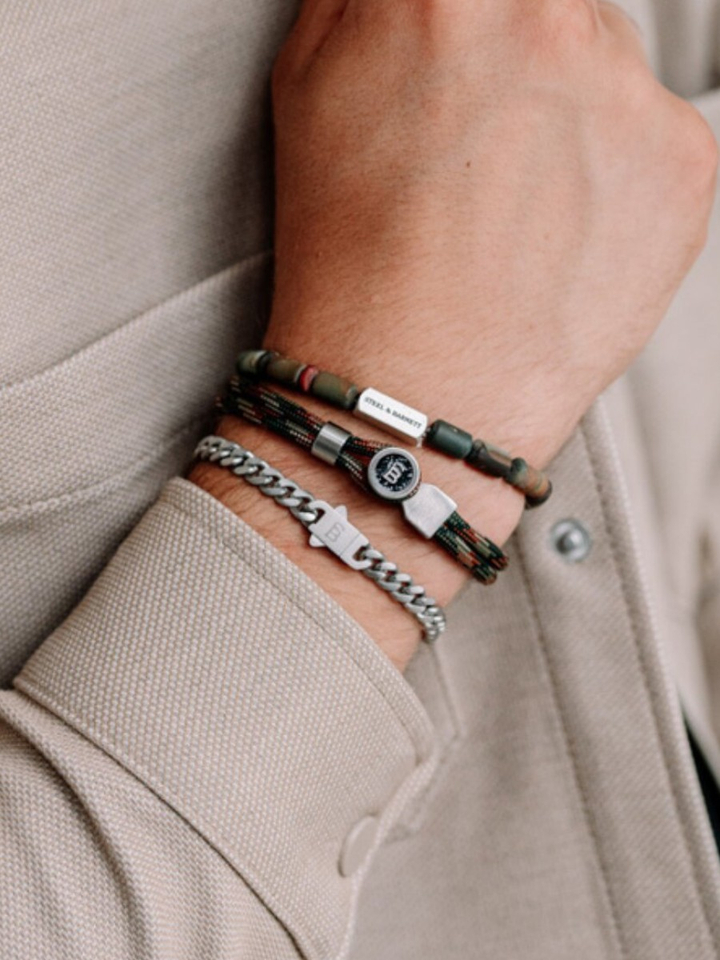 Woodland touw armband Riptide Steel And Barnett
