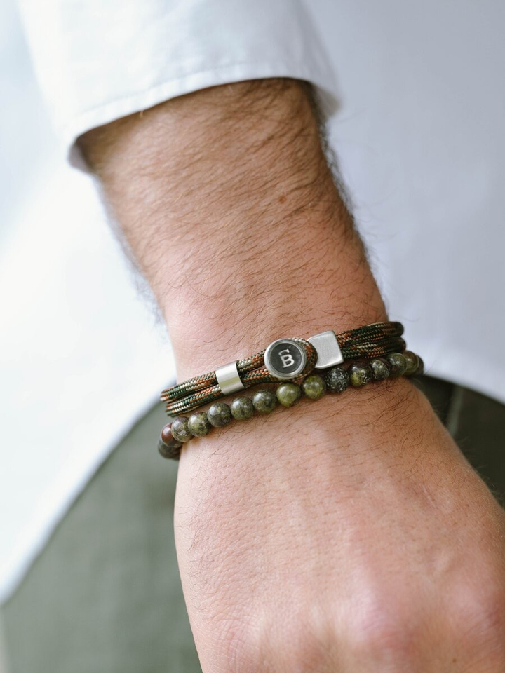 Woodland touw armband Riptide Steel And Barnett