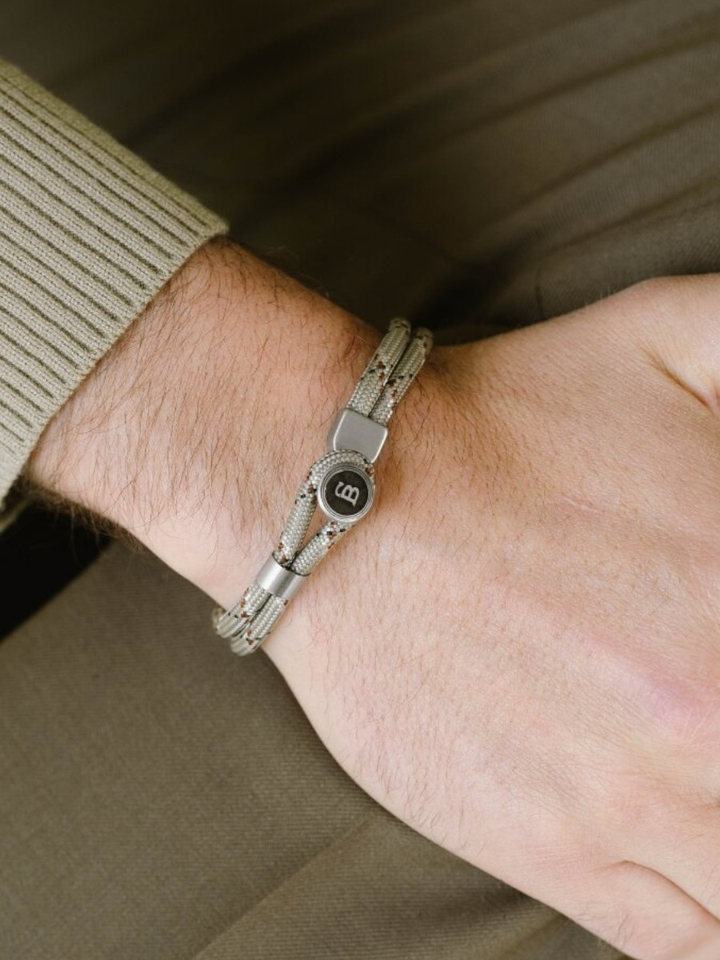 Desert touw armband Riptide Steel And Barnet
