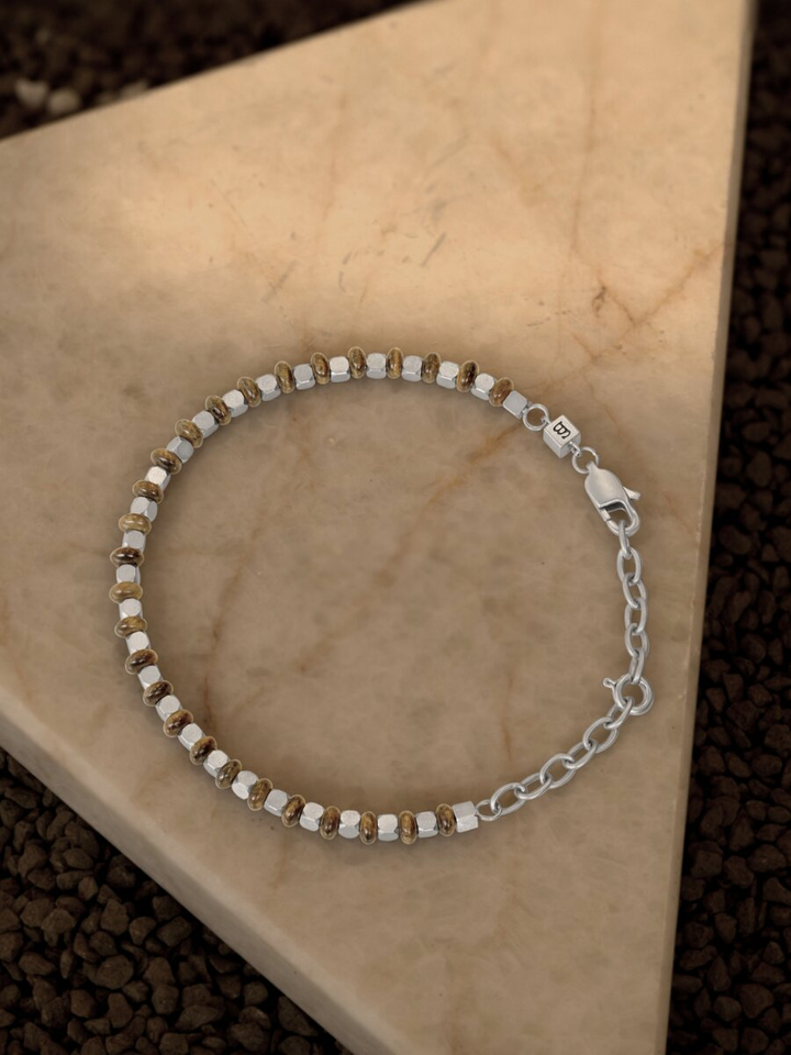 Bronzite stenen armband Vertex Steel And Barnett