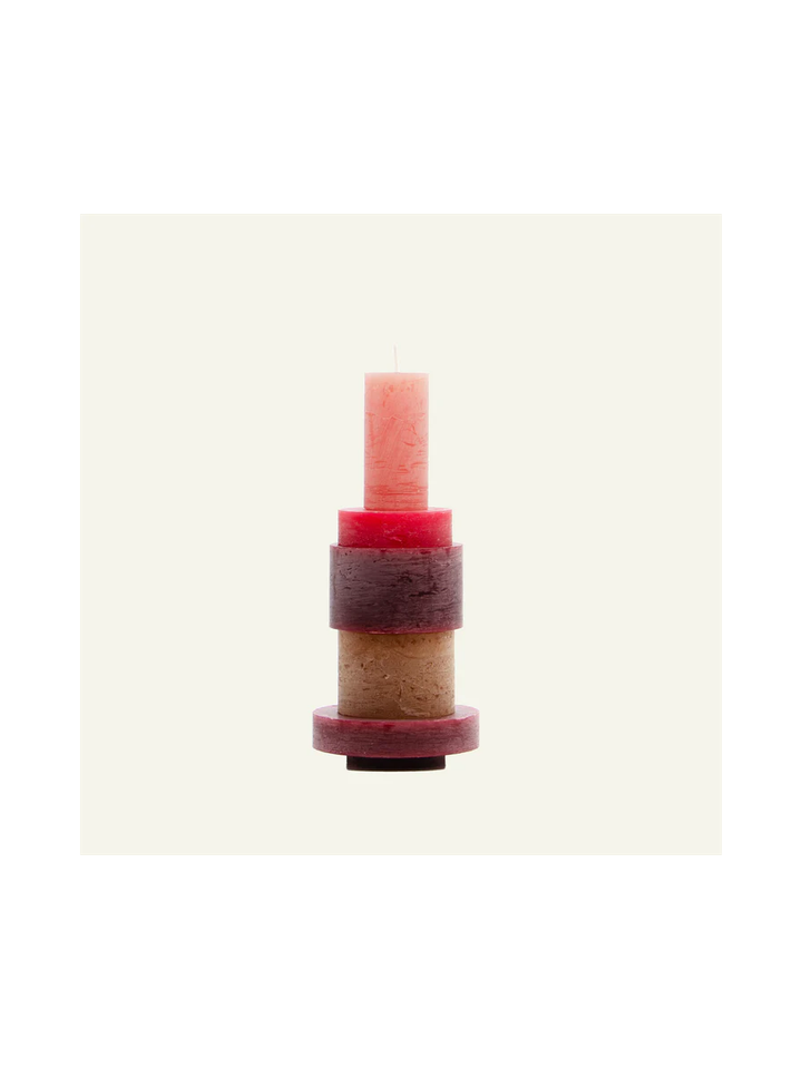New burgundy tones candl stack 03 Earthe Stan Editions