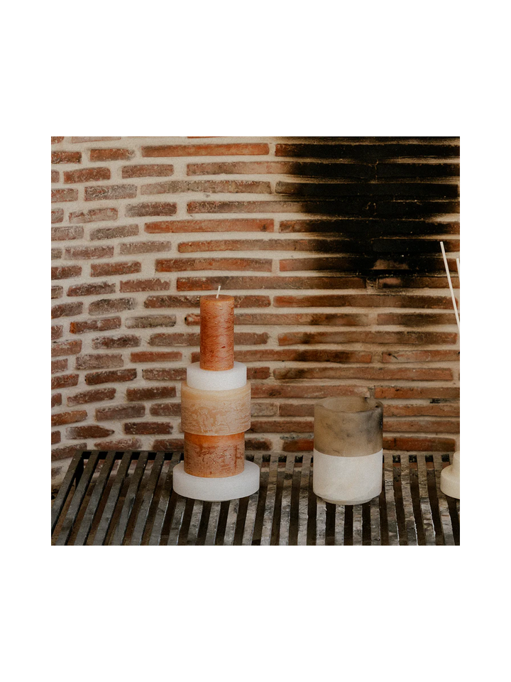 New beige tones candl stack 03 Earthe Stan Editions 